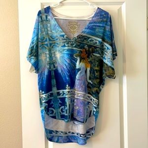 Disney Couture Princess Tiana High-Low Top